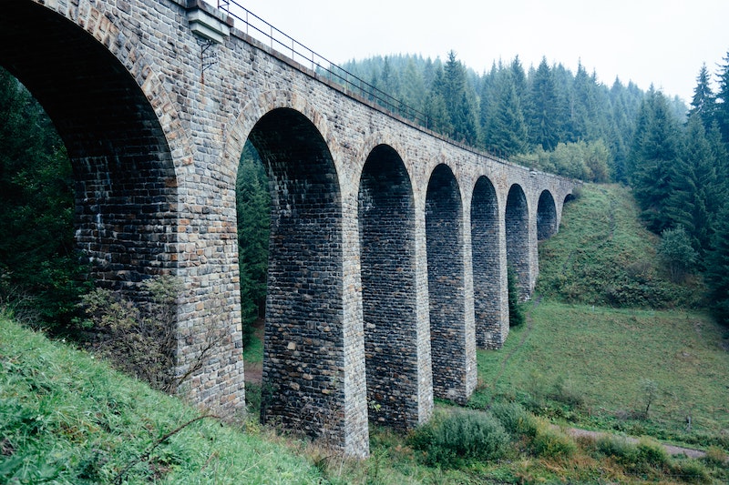 Photo of an bridge with arches